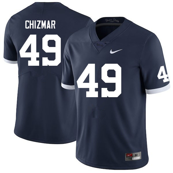 Men #49 Ben Chizmar Penn State Nittany Lions College Football Jerseys Sale-Retro - Click Image to Close
